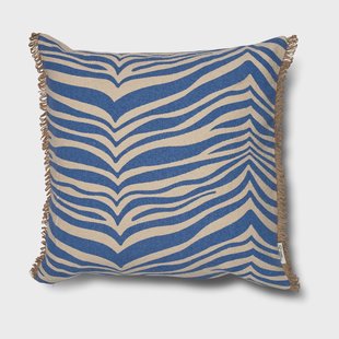 Classic Collection Classic Collection Zebra kussen 50x50 cm Blue