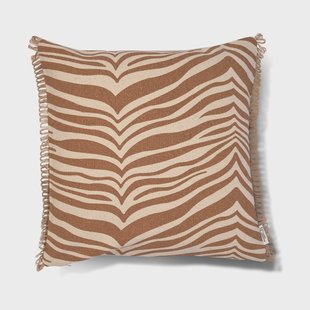 Classic Collection Classic Collection Zebra kussen 50x50 cm Glazed Ginger