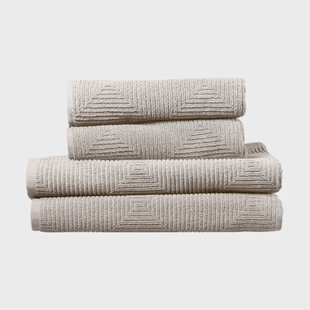 FDB Møbler R33 Kirkeby handdoekenset 4-delig Rainy day