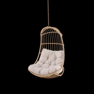 Carter rotan hangstoel naturel - met zitkussen