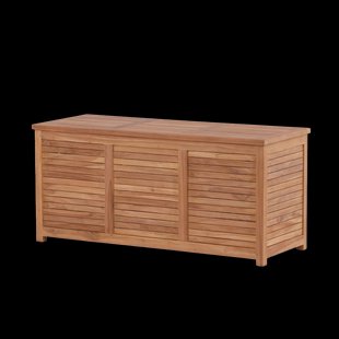 Dave teakhouten opbergkist naturel - 130 x 60 cm