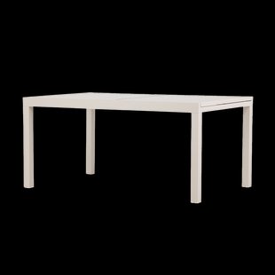 Grace aluminium uitschuifbare tuintafel beige tot 160 tot 240 x 100 cm