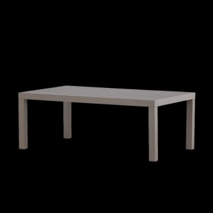 Glen aluminium tuin salontafel taupe - 120 x 45 cm