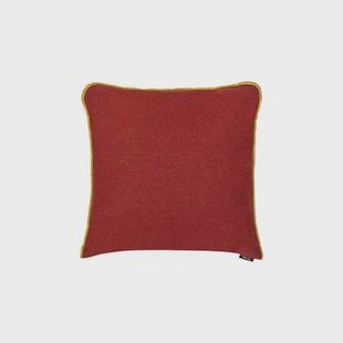 noo.ma DVU Kussen - 40x40 cm - Lilac Fluff & Poppy Red