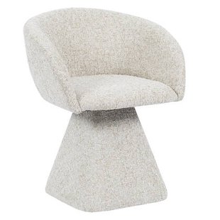 Bronx71 Eetkamerstoel Lenn draaibaar chenille taupe