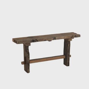 J-Line console Brut - hout - bruin