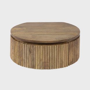 Fraaai Sedona nachtkastje wave rond - zand