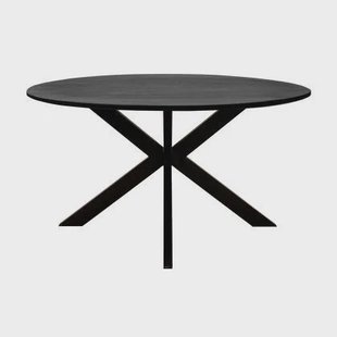 Kick eettafel Jake - 140cm - Zwart