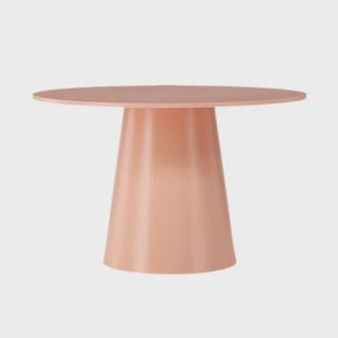 Nest living Trude Houten Eettafel Zacht Roze - Ø 120 cm