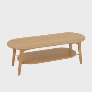 J-Line salontafel Vierkant - bamboe - naturel