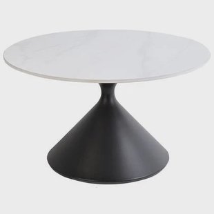 Beliani - HAIWEE - Salontafel - Zwart|Wit - Gesinterde steen Beliani - HAIWEE - Salontafel - Zwart|Wit - Gesinterde steen