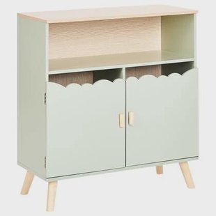 Beliani - LACKEY - Dressoir 2 deuren - Lichtgroen - MDF Beliani - LACKEY - Dressoir 2 deuren - Lichtgroen - MDF