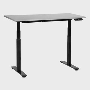 Beliani-DESTINAS-Elektrisch Verstelbaar bureau-Lichtgrijs-120 cm-MDF Beliani-DESTINAS-Elektrisch Verstelbaar bureau-Lichtgrijs-120 cm-MDF