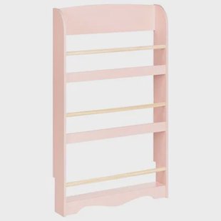 Beliani - LILOET - Wandboekenkast - Pastelroze - MDF Beliani - LILOET - Wandboekenkast - Pastelroze - MDF