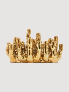 Handgemaakte vaas Coral Reef, H 24 cm