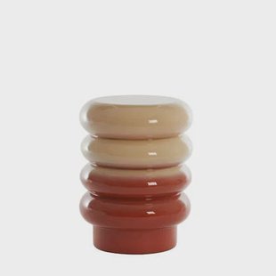 Light & Living - Bijzettafel MIROGI - Ø30x40cm - Wit