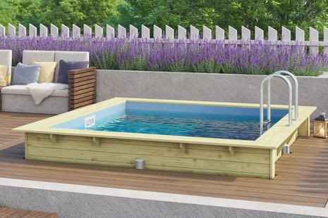 Karibu | Zwembad Rechthoek 1 met Filterpakket Klein