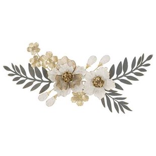 Greak - Decoratieve 3D paneel veelkleurige metalen bloemen