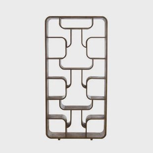 Light & Living - Kast open LABARE - 100x30x200cm - Bruin