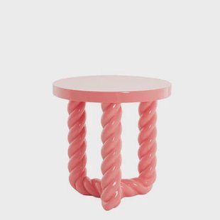 Light & Living - Bijzettafel VALLEJO - Ø46x46cm - Roze