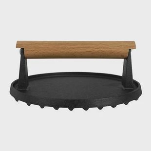 Krumble Gietijzere grillpers - Zwart