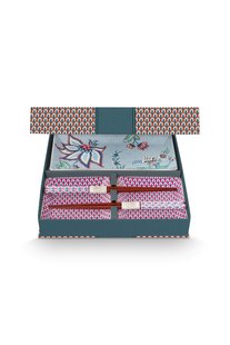 Pip Studio Giftset Square Oriental Flower Festival Blue