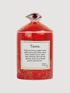 Handgemaakte geurkaars Taurus (mandarijn, sandelhout &amp; patchouli)