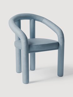 Fluwelen armstoel Calan 3