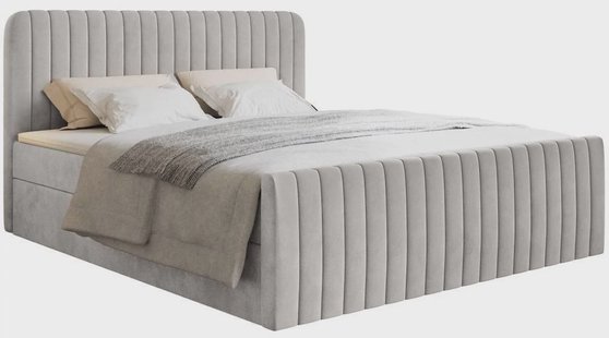 Boxspring Adrien velvet met opbergruimte 200x200 | NADUVI Collection