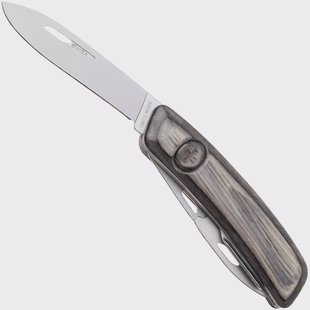 Swiza D04 AM, KNI.0046.6510, Laminate Black, Zwitsers zakmes, 6 tools