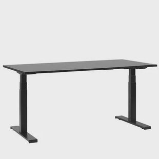 Beliani-DESTIN II-Elektrisch verstelbaar bureau-Zwart-160 x 72 cm-MDF