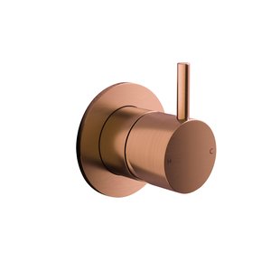 Afbouwdeel Inbouw Douchemengkraan Hotbath Cobber 1-hendel Geborsteld Koper Living Colours