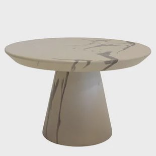 DÉJA Living - Loungetafel Marmerlook - Rond - 60x60x38cm - Flen