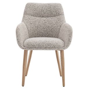 DÉJA Living - Eetkamerstoel Beige|Naturel - Zithoogte 47cm - Noé - Set van 2 DÉJA Living - Eetkamerstoel Beige|Naturel - Zithoogte 47cm - Noé - Set van 2