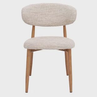 DÉJA Living - Eetkamerstoel Beige|Naturel - Skara - Set van 2 DÉJA Living - Eetkamerstoel Beige|Naturel - Skara - Set van 2