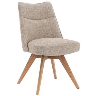 DÉJA Living - Eetkamerstoel Beige|Naturel - Draaibaar - Meau - Set van 2 DÉJA Living - Eetkamerstoel Beige|Naturel - Draaibaar - Meau - Set van 2
