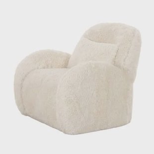 DÉJA Living - Fauteuil Beige Fluffy - Zithoogte 42cm - Alta