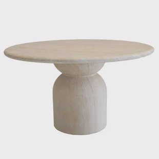 DÉJA Living - Tuintafel Travertin - Rond - 130x130x76cm - Djurö