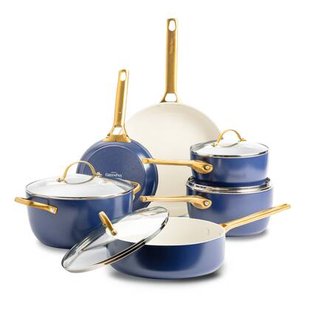 Greenpan Padova Oxford Blue Pannenset 10-delig