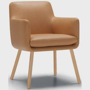 Sits Moa Bistro Stoel Leer Latte Sits Moa Bistro Stoel Leer Latte