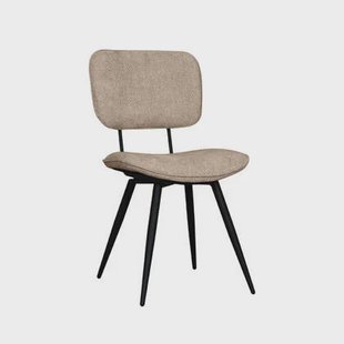 LABEL51 - Eetkamerstoel Liva - Clay Elite - Zwart Metaal