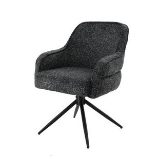 DS4U Loisa armstoel terugdraai - donkergrijs