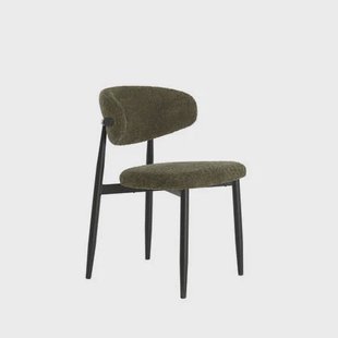 Light & Living - Eetkamerstoel ENIOLA - 54x52x76cm - Groen - Set van 2