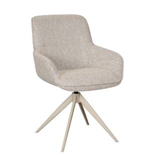Eetkamerstoel Ribe - Beige|Greige - Textiel Eetkamerstoel Ribe - Beige|Greige - Textiel