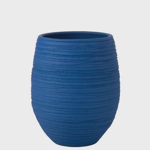 J-Line bloempot Fiesta - keramiek - blauw - large - Ø 44 cm J-Line bloempot Fiesta - keramiek - blauw - large - Ø 44 cm