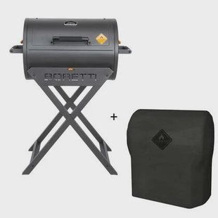 Boretti Fratello houtskoolbarbecue 2.0 incl. beschermhoes