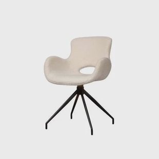 Anli-Style Tower living Campo swivel armchair - Teddy White