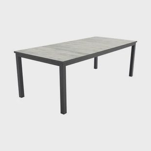 Hartman Comino dining tuintafel 223x105 cm. - Keramiek|Grijs