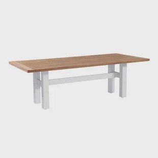 Hartman Heron dining tuintafel 240x100 cm. - Wit|Teak