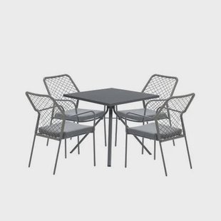 5-delige tuinset Dido stoel mosgroen -Rimini tafel- Garden Impressions